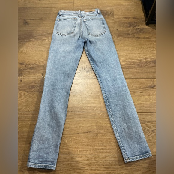 GRLFRND Karolina Cross Your Mind Denim Designer Jeans Slim Size 23 Distressed - Picture 3 of 15